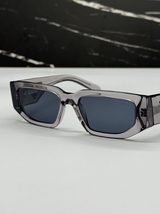 NEW PRADA PR09ZS 18S09T SUNGLASSES TRANSPARENT GRAY UNISEX PR 09ZS, SPR 09Z main image 9